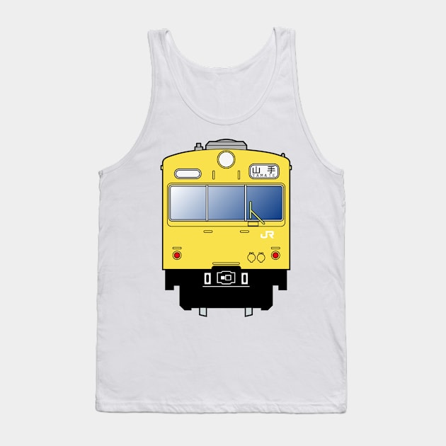 Tokyo Yamanote Line Train - 101 series Tank Top by conform